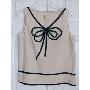 J. Crew embellished top